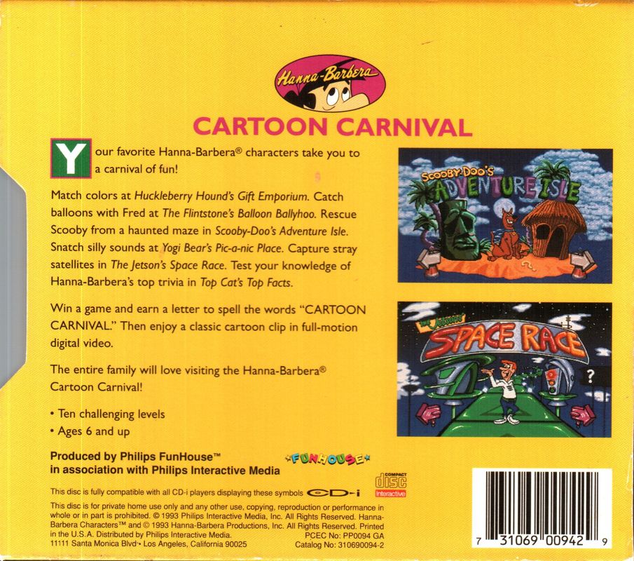 Cartoon Carnival box art for CD-i